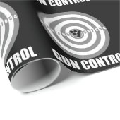 Papier Cadeau contrôle des armes de boudine (Coin rond)