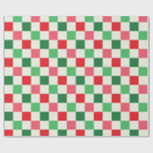 Papier Cadeau Contrôle des vacances rétro (Plat)
