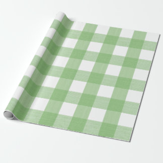 Papier Cadeau Contrôle vert de Buffalo