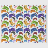 Papier Cadeau Contrôleur de jeu (Plat)