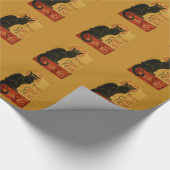 Papier Cadeau Conversation Noir - Black Cat Papier d'enveloppeme (Coin)