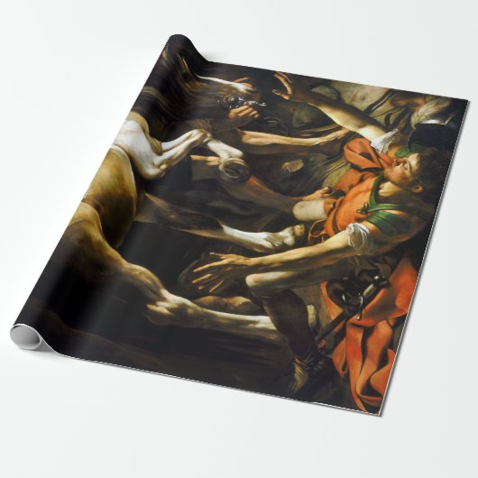 Papier Cadeau Conversion du Caravaggio sur le chemin de Damas (Déroulé)