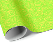 Papier Cadeau Convoitise verte (Coin rond)