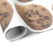 Papier Cadeau cookie-aux-puces-de-chocolat- (Coin rond)