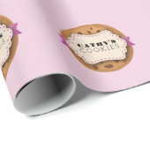 Papier Cadeau COOKIE BAKERY VENDRE PERSONNALISER Étiquette DE CU (Coin rond)