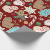 Papier Cadeau Cookie de Noël (Coin)