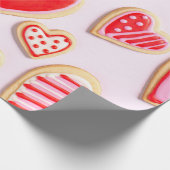 Papier Cadeau Cookies de la Saint Valentin (Coin)