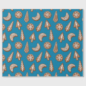 Papier Cadeau cookies de Noël (Plat)