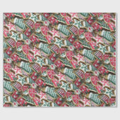 Papier Cadeau Cookies de Noël (Plat)