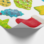 Papier Cadeau Cookies de Noël (Coin)