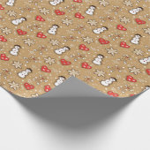 Papier Cadeau Cookies de Noël (Coin)