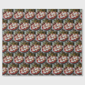 Papier Cadeau Cookies de Noël (Plat)