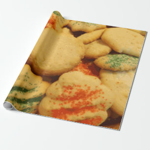 Papier Cadeau Cookies de Noël avec arroses de sucre