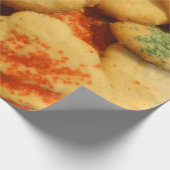Papier Cadeau Cookies de Noël avec arroses de sucre (Coin)