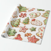 Papier Cadeau Cookies de Santa (Déroulé)