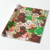 Papier Cadeau Cookies de sucre de Noël (Déroulé)