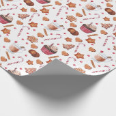 Papier Cadeau Cookies et cures de Noël (Coin)