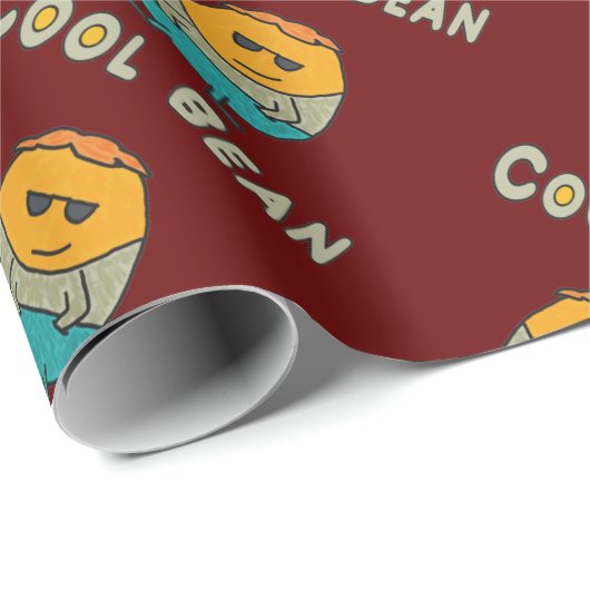 Papier Cadeau Cool Bean (Coin rond)