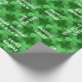 Papier Cadeau Cool blanc facultatif de collage des textes de (Coin)