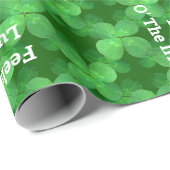 Papier Cadeau Cool blanc facultatif de collage des textes de (Coin rond)