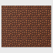 Papier Cadeau cool café carrelé motif (Plat)