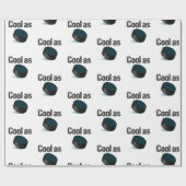 Papier Cadeau Cool comme Hockey sur Puck (Plat)
