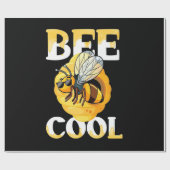 Papier Cadeau Cool d'abeilles (Plat)