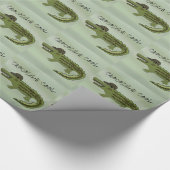 Papier Cadeau Cool de crocodile (Coin)
