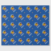 Papier Cadeau Cool de diplôme Super Grad-Editable Nom (Plat)