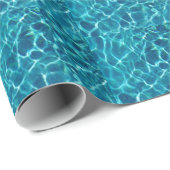 Papier Cadeau Cool de piscine (Coin rond)