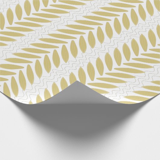 Papier Cadeau Cool de planches de surf en bois (Coin)