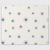 Papier Cadeau Cool Enigma CryptoCurrency Coin Signal Motif (Plat)