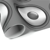 Papier Cadeau Cool et fun Musique Conception du haut-parleur (Coin rond)