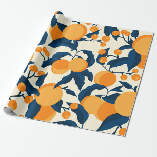 Papier Cadeau Cool et Motif couleur Apricot