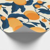Papier Cadeau Cool et Motif couleur Apricot (Coin)