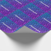 Papier Cadeau Cool, Extraordinaire, bleu-pourpre (Coin)