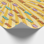 Papier Cadeau Cool Fun Adolescent Mots (Coin)