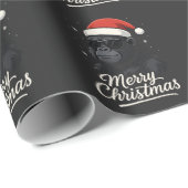 Papier Cadeau Cool Gorilla Christmas Funny Xmas Gorilla Lovers (Coin rond)