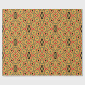 Papier Cadeau Cool Moderne Kente Design (Plat)