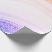 Papier Cadeau Cool Moderne Marbre Coloré Texture Pierre (Coin)