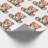 Papier Cadeau Cool Ours mou Teddy positif (Coin)