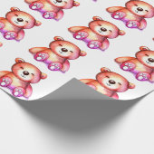 Papier Cadeau Cool Ours mou Teddy positif (Coin)