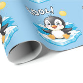 Papier Cadeau COOL ! , Penguin (Coin rond)