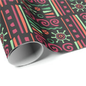 Papier Cadeau Cool Premium Festive Joyeux Noël (Coin rond)