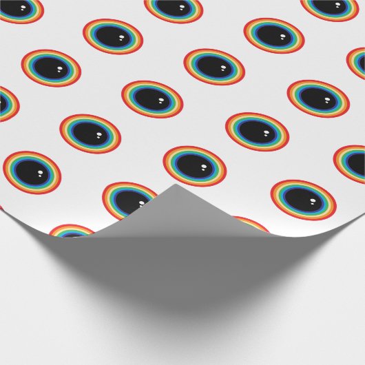 Papier Cadeau Cool Rainbow Eyes (Coin)