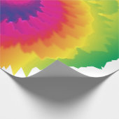Papier Cadeau Cool Rainbow Tie Dye (Coin)