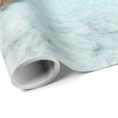 Papier Cadeau Cool Seascape (Coin rond)