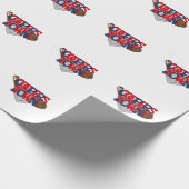 Papier Cadeau Cooperstown Étoiles De Baseball, Gant, Bat & Ball (Coin)