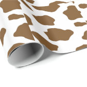 Papier Cadeau Copie Brown de vache (Coin rond)