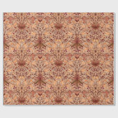 Papier Cadeau Copie, brun et beige de jacinthe de William Morris (Plat)